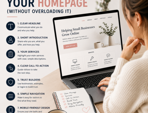 What to Put on Your Homepage (Without Overloading It)